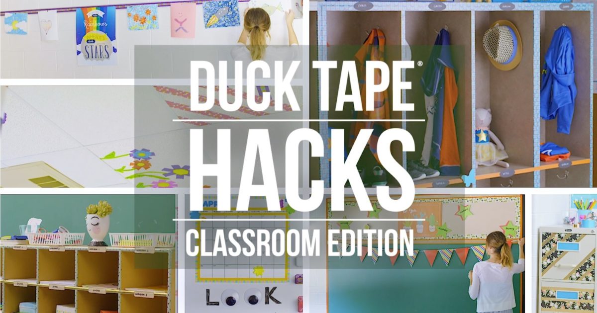 Duck Tape Hacks Diy Classroom Decor Ideas For Teachers