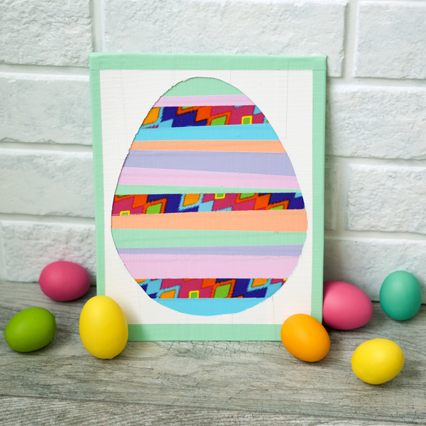 How-To: Easter Striped Egg