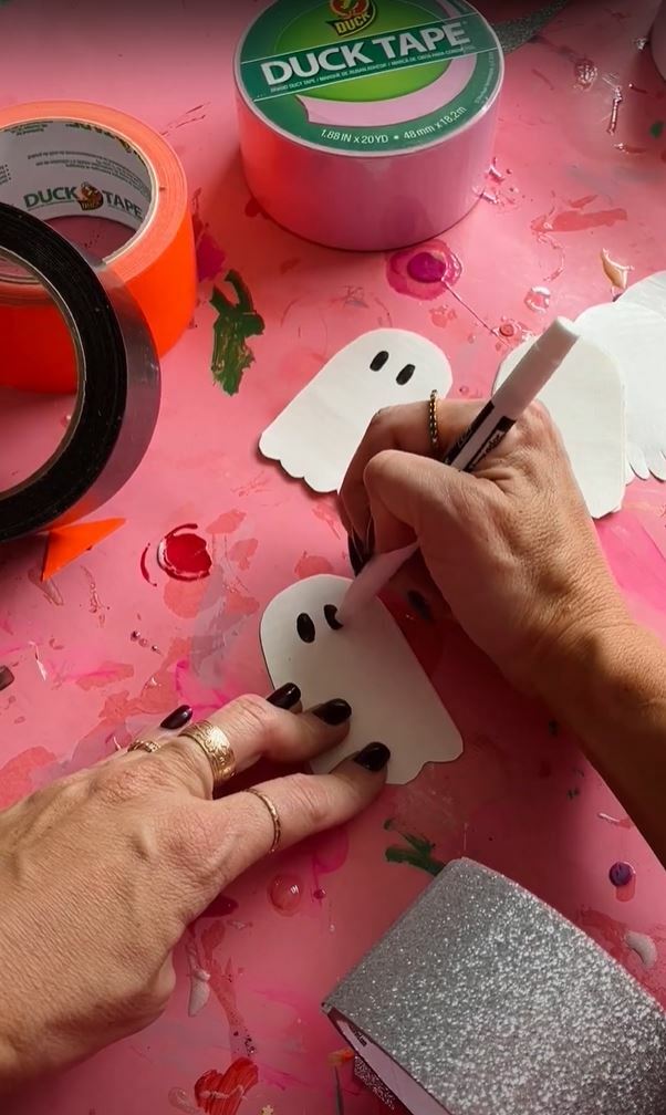 Halloween Garland Ghost Eyes