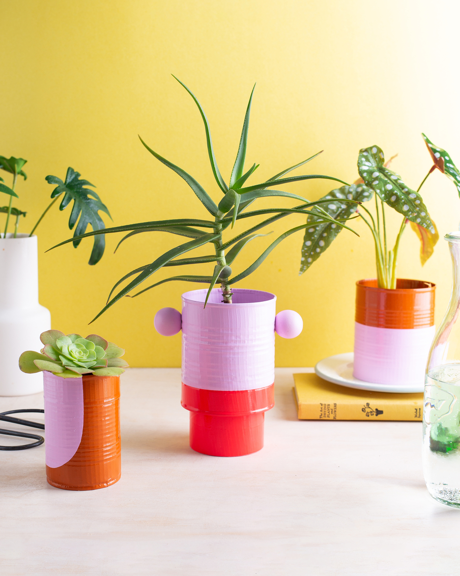 How-To: Modern Geometric Mother's Day Planter