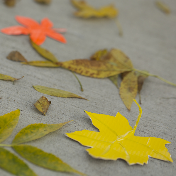 How-To: Duck Tape® Leaf Decoration