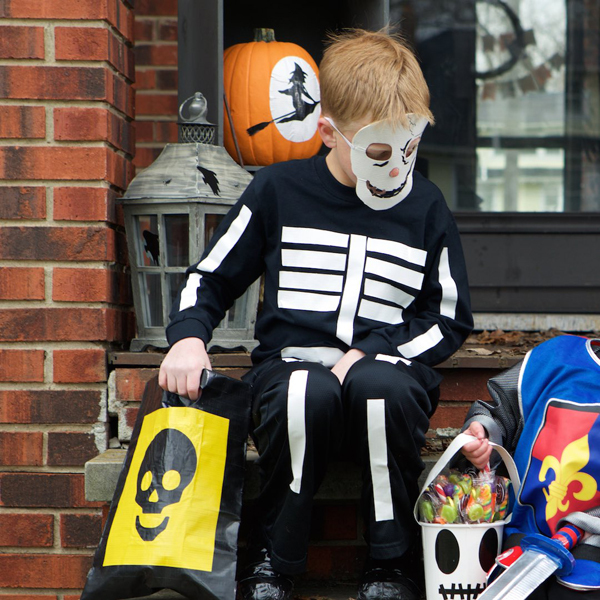 How-To: Duck Tape® Skeleton Costume