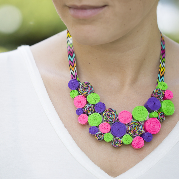 How-To: Duck Tape® Swirl Necklace