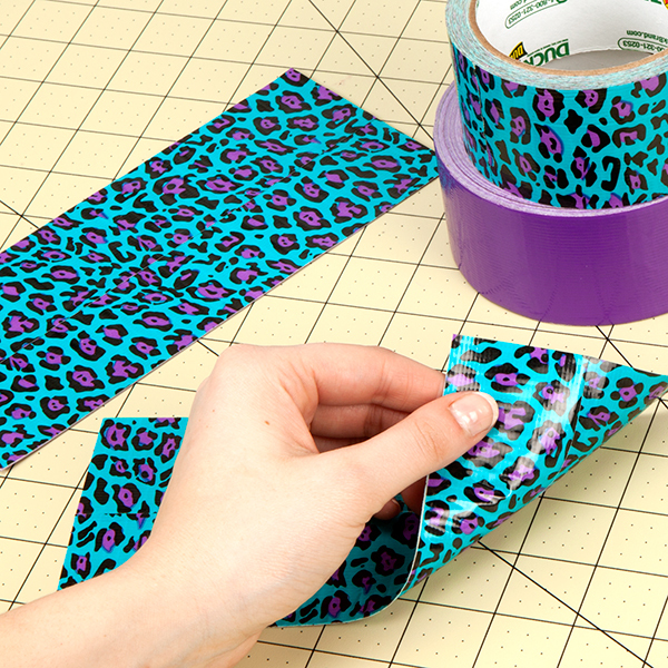 Two double sided Duck Tape fabric pieces