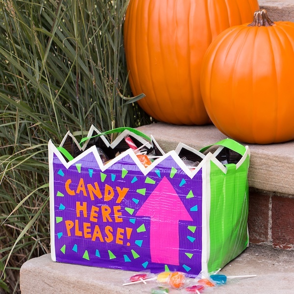 How-To: Duck Tape® Trick or Treat Container